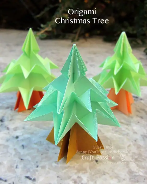 25 Easy Origami Christmas Tree List To Make Your Home Look Amazing