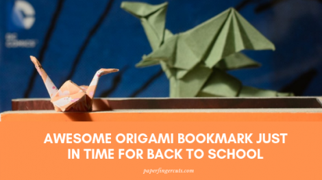 Awesome Origami Bookmark Just In Time For Back To School