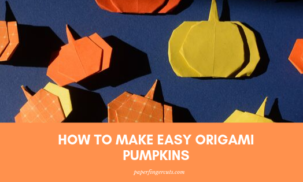 How To Make Easy Origami Pumpkins