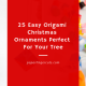 Origami Christmas Ornaments