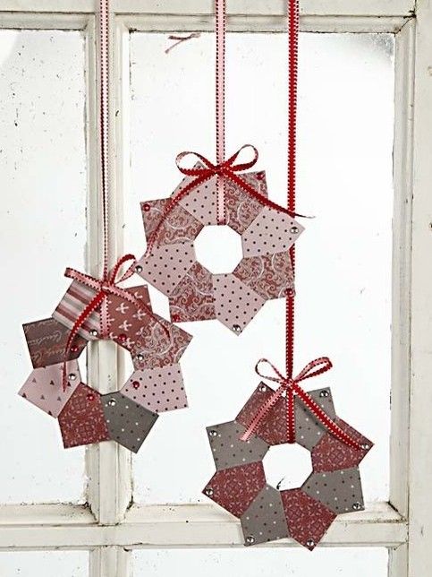 origami christmas ornaments