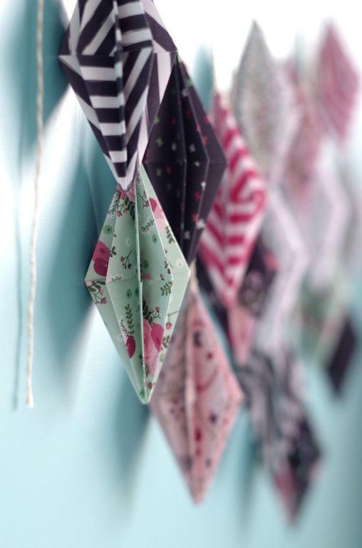 origami christmas ornaments