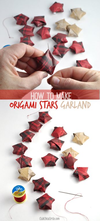 origami christmas ornaments