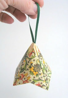 origami christmas ornaments