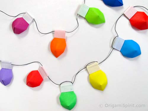 origami christmas ornaments