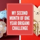 My second Month of One Year Origami Challenge