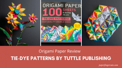 Origami Paper Review – Tie-Dye Patterns by Tuttle Publishing (2)