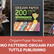 200 sheets kimono patterns Origami paper review by Tuttle Publishing (1)