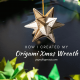 origami xmas wreath
