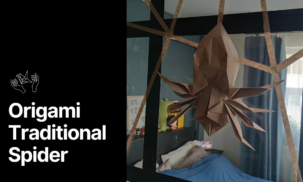Traditional Origami Spider