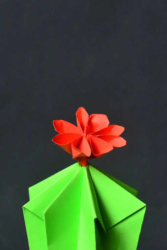 Origami Cactus Designed By Paper Kawaii 7652