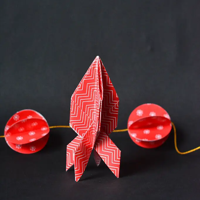 origami rocket