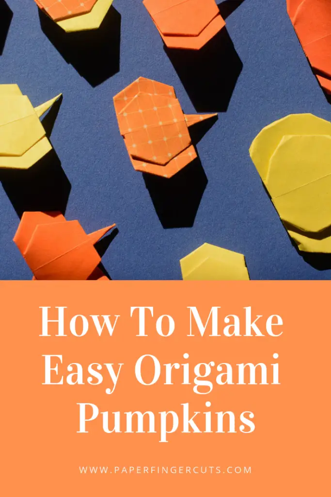 How To Make Easy Origami Pumpkin Garland Easy Origami Pumpkins