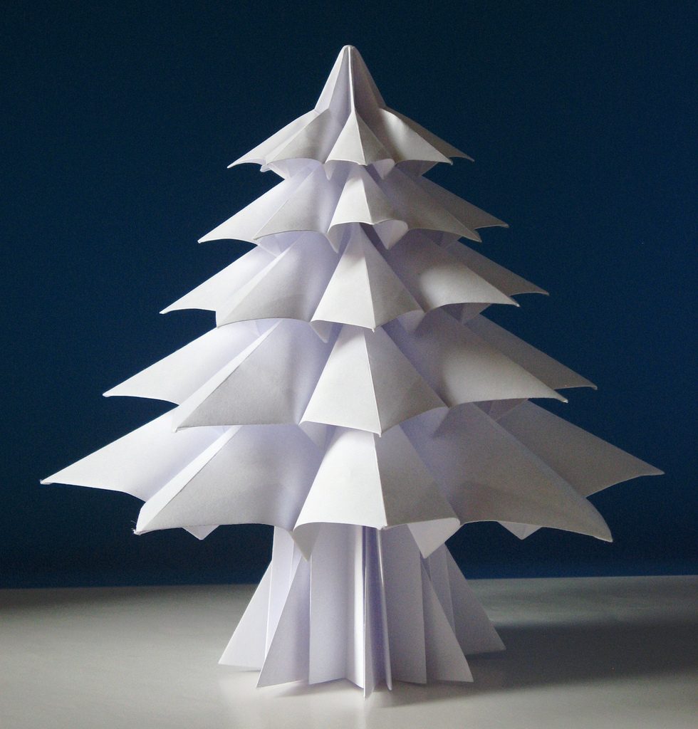 Easy Paper Folding Tree at Adelaide Copeland blog