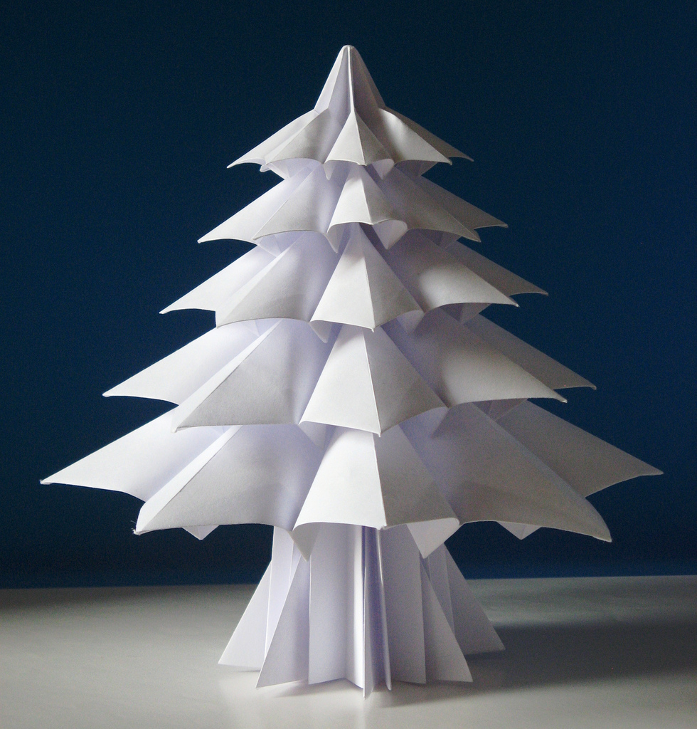 25 Origami Christmas Tree LIst DIY Christmas Decorations