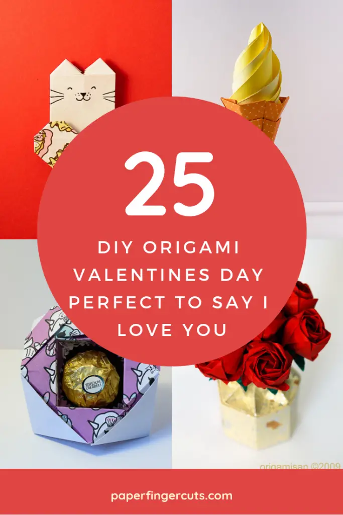 origami valentines