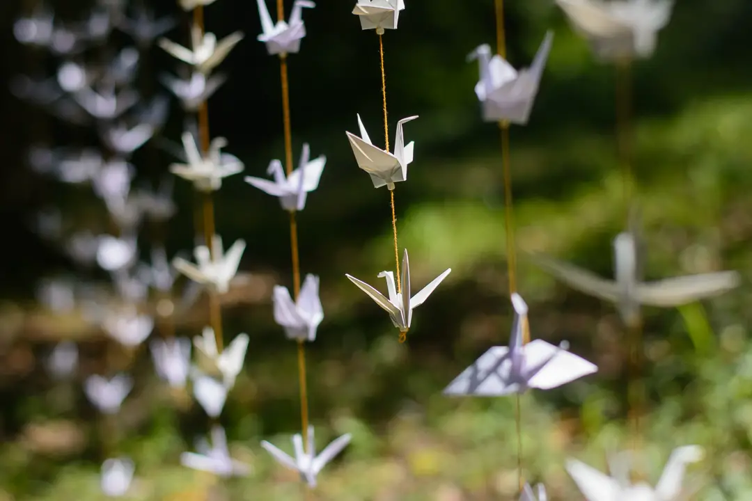 Origami Wedding Diy White Cranes Garlands Backdrop