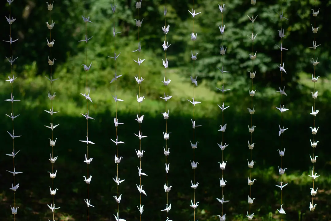 Origami Wedding Diy White Cranes Garlands Backdrop