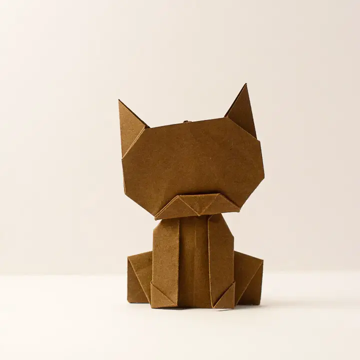 origami cat