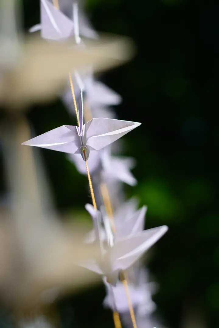 Origami Wedding Diy White Cranes Garlands Backdrop
