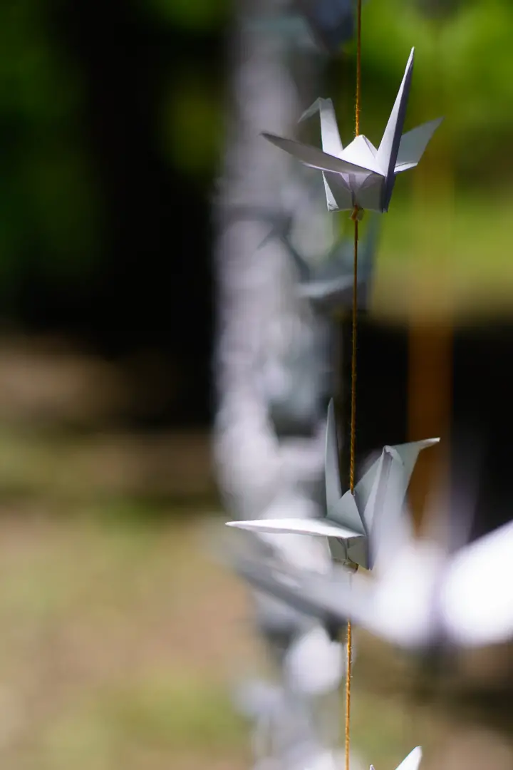 Origami Wedding Diy White Cranes Garlands Backdrop