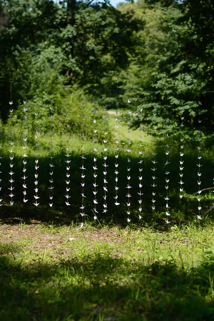 Origami Wedding Diy White Cranes Garlands Backdrop