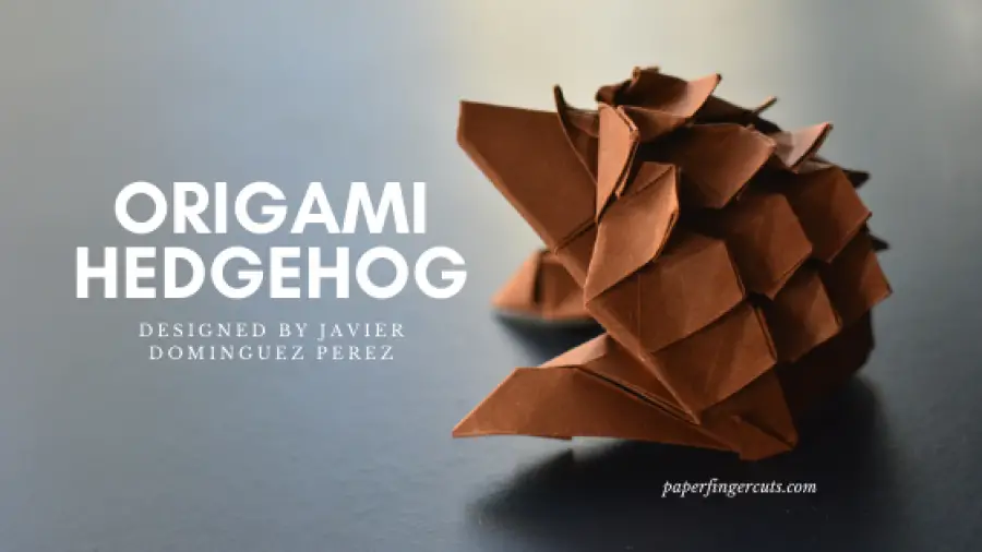 Origami hedgehog