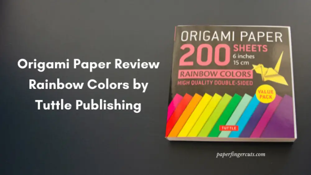 Origami Paper Review Rainbow Colors By Tuttle Publishing