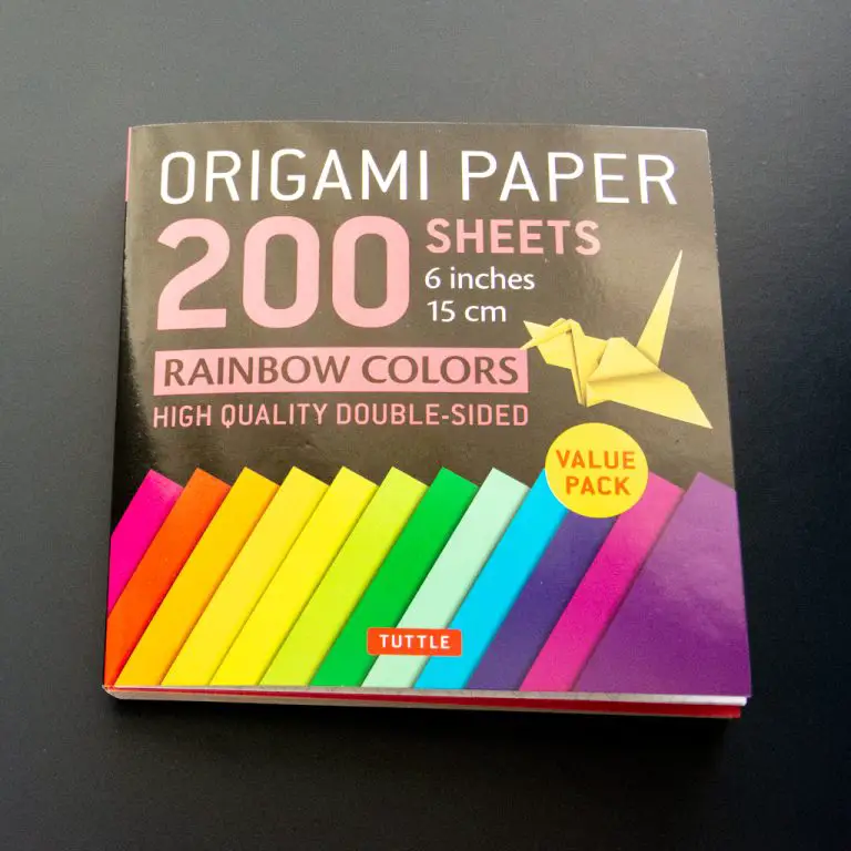 Origami Paper Review Rainbow Colors by Tuttle Publishing