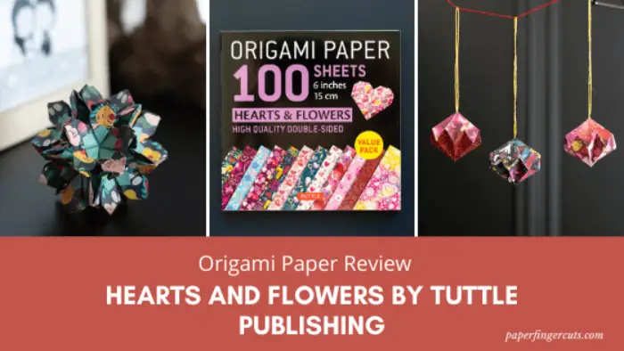 hearts and flowers patterns origami paper (1)