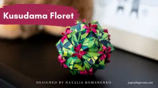 Kusudama Floret designed by Natalia Romanenko (1)