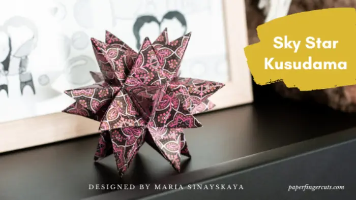 Sky Star Kusudama designed by Maria Sinayskaya (1)