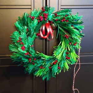 How I Made My Paper Christmas Wreath
