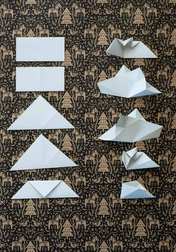 origami flowers instructions