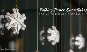 Folding Paper Snowflakes For My Christmas Decorations (1)
