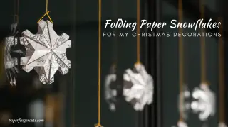 Folding Paper Snowflakes For My Christmas Decorations (1)