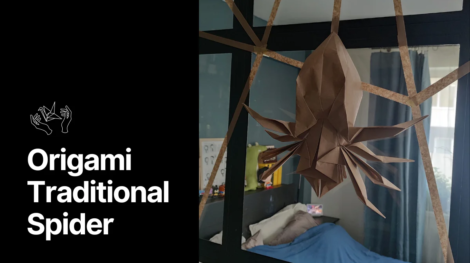 Traditional Origami Spider